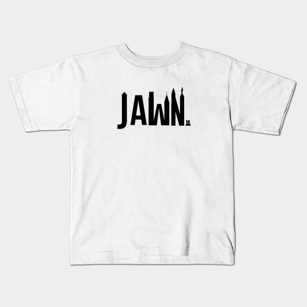 Philly Jawn Kids T-Shirt by scornely